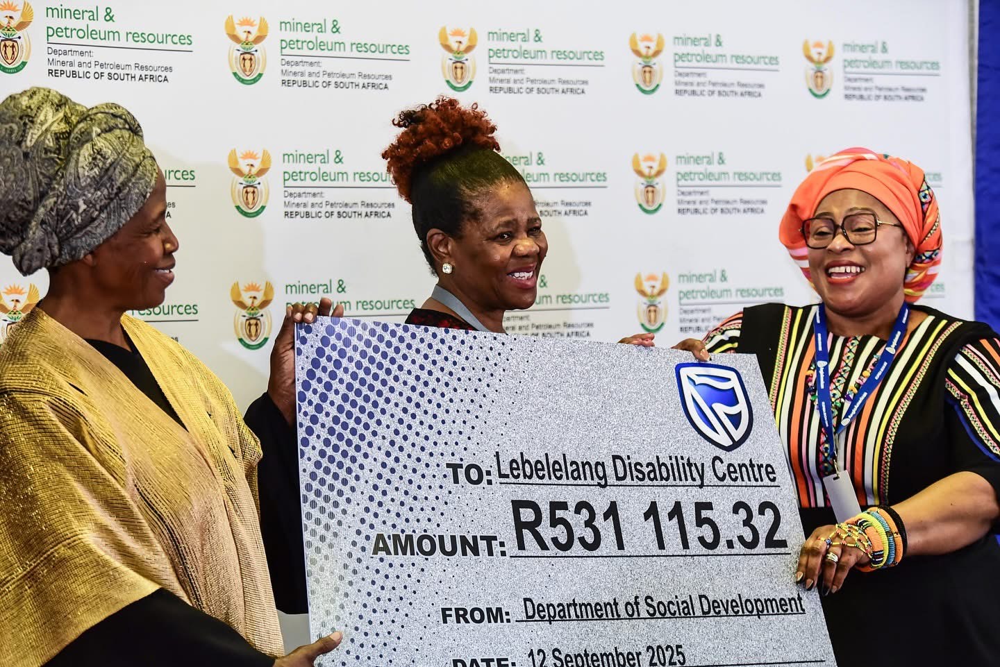 OFFICIAL HANDOVER OF THE LEBELELANG CENTRE FOR THE DISABLED IN POSTMASBURG