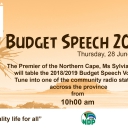 Budget Speech 2018