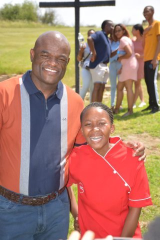Premier meets 200 first year students of Sol Plaatje University